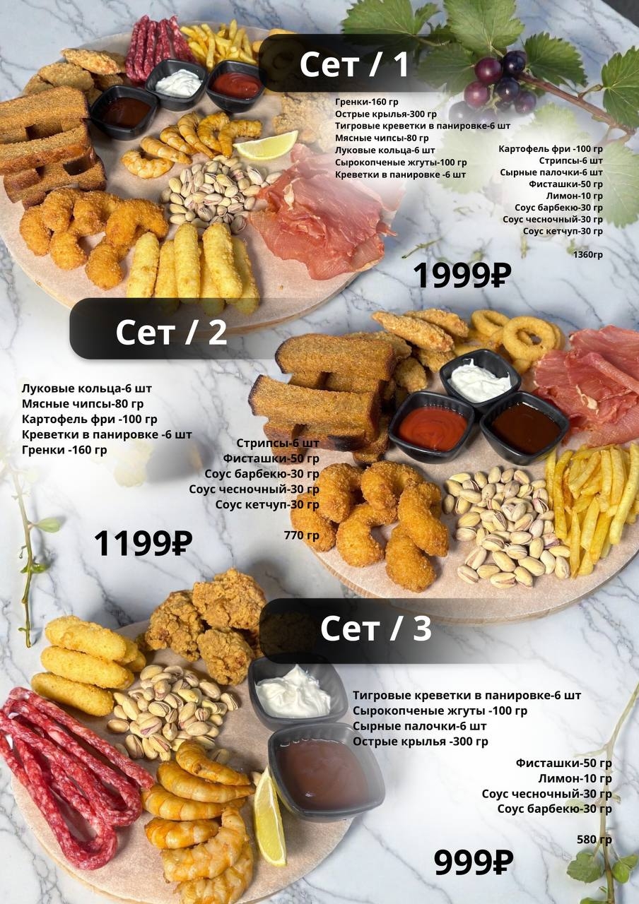 Сеты фритюра